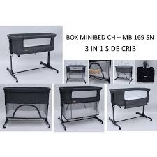 MINI BED 3 IN 1 SIDEBED BABYDOES HITAM