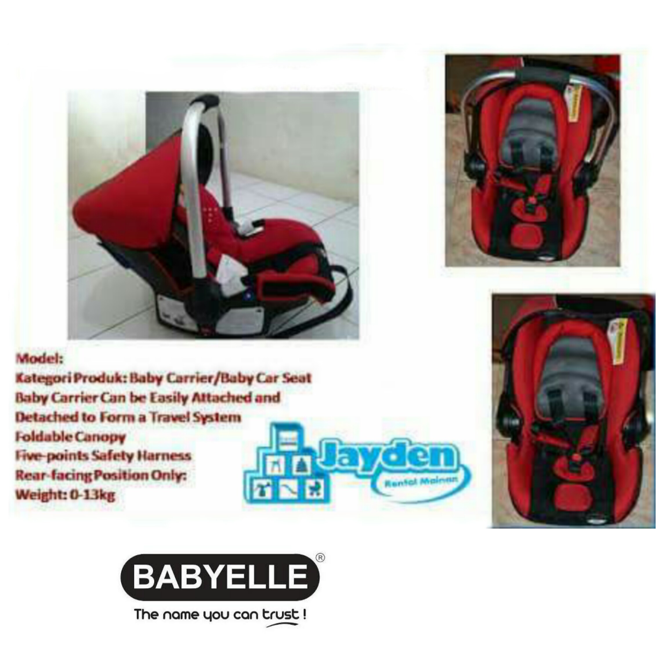 CARSEAT BABYELLE 